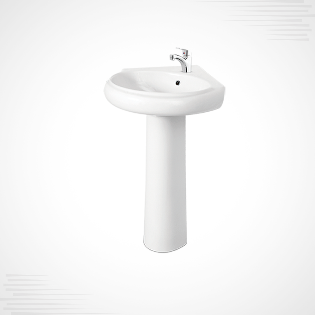 Corner Basin Pedestal