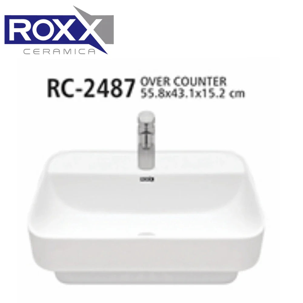 Roxx Ceramica RC-2487 Over Counter Basin | Roxx Center