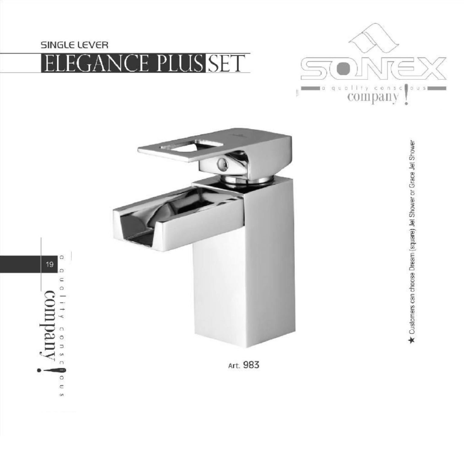 Basinmixer lever chrome elegance 983-CP image
