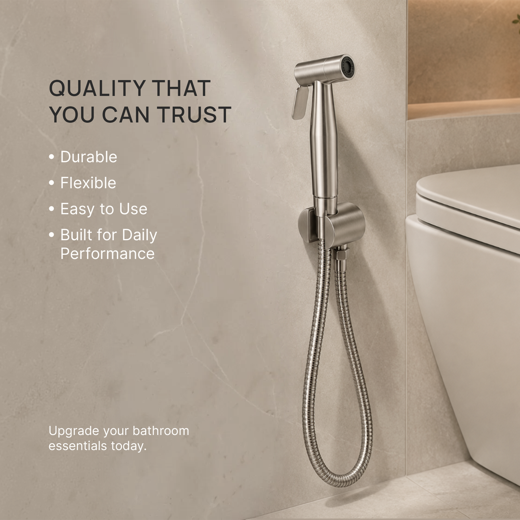 Premium Quality-Stainless Steel 304 Muslim Shower Set