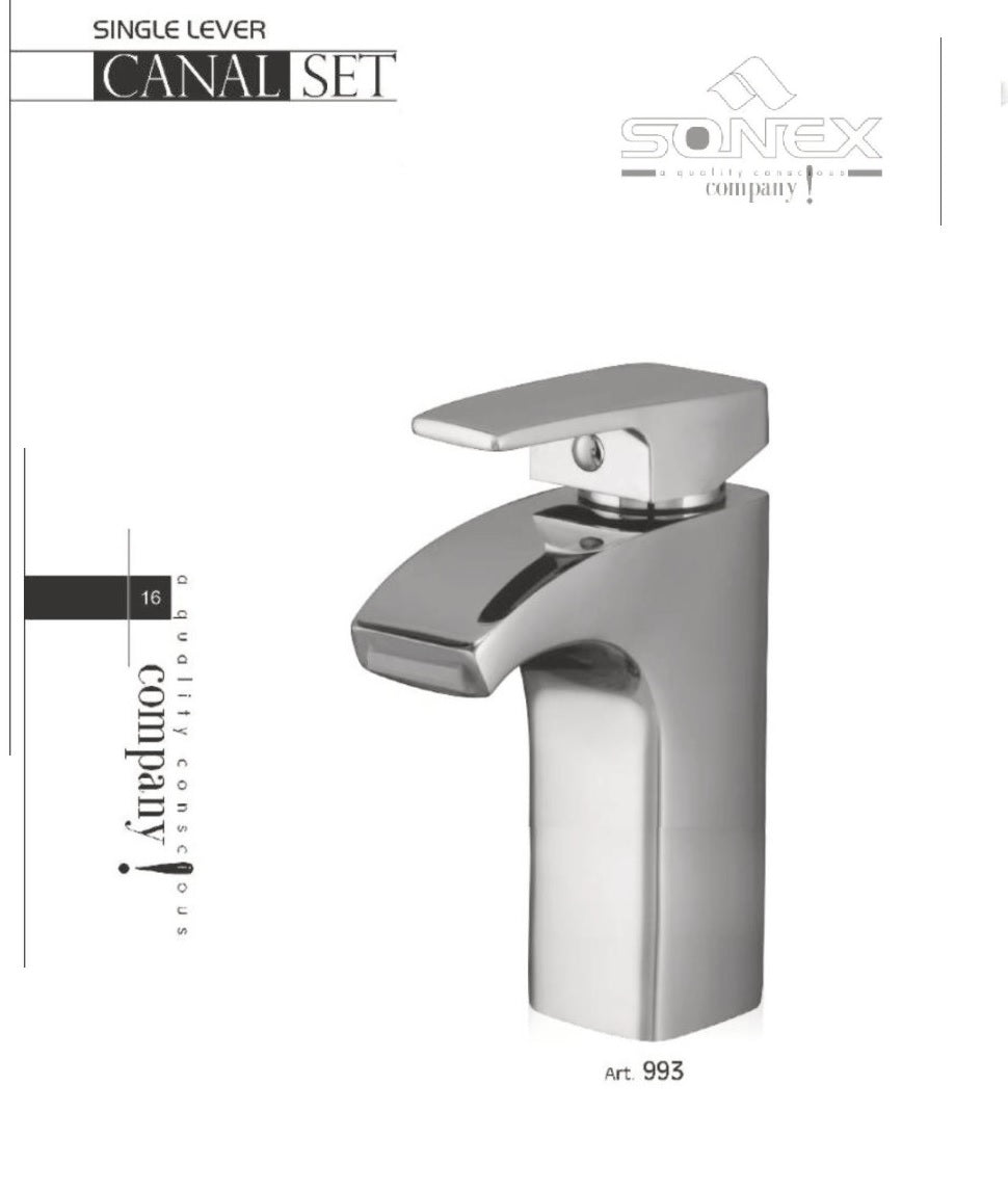 Basinmixer lever chrome Canal 993-CP image