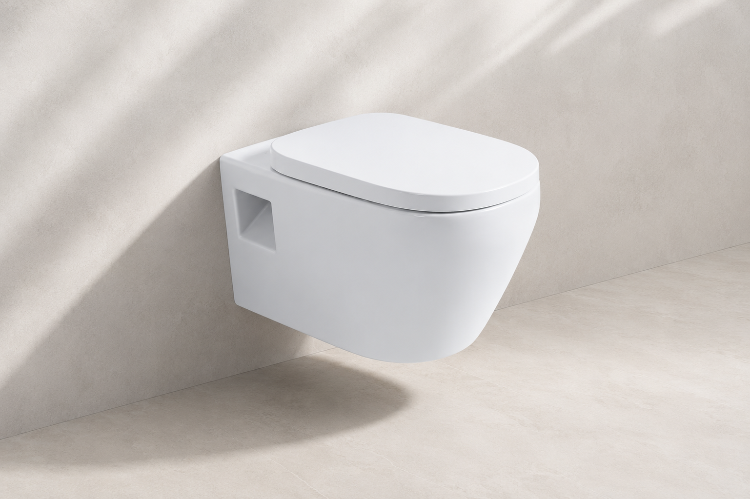 HD922 (Wall Hang Commode with Hydraulic Seat Cove)