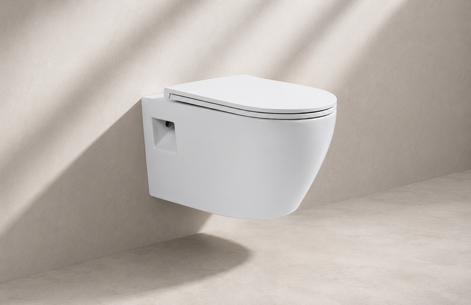 HD911 (Wall Hang Commode with Hydraulic Seat Cover)