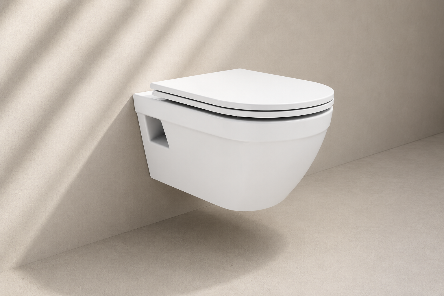 828WH (Wall Hang Commode with Hydraulic Seat Cover)