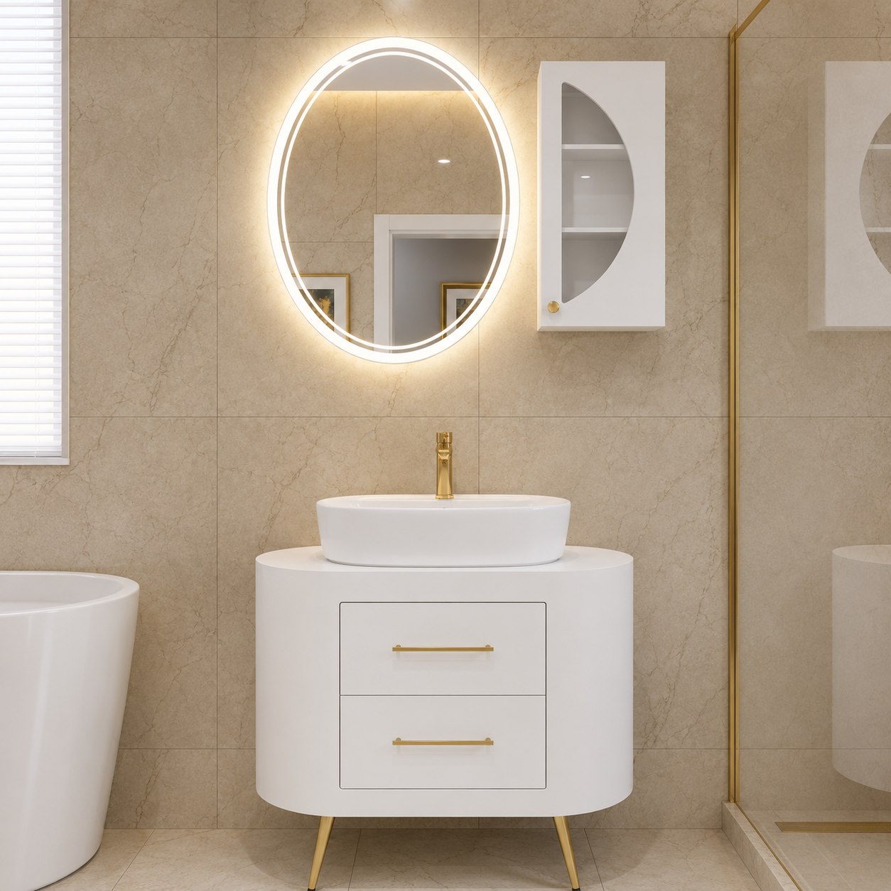 PVC Vanity 36