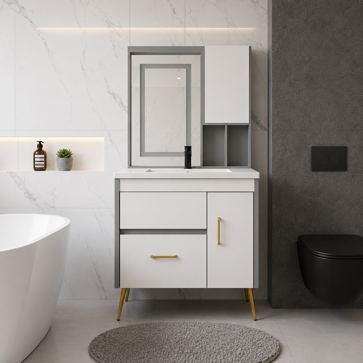 PVC Vanity 46