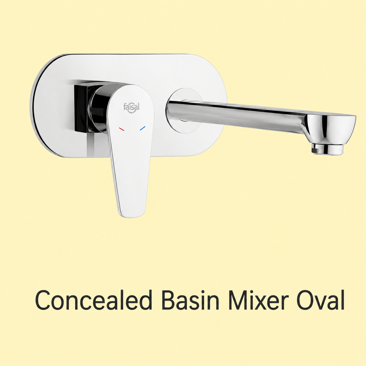 Concealed Basin Mixer (Oval)