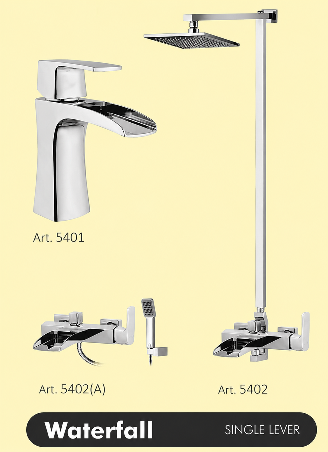 Shower Single Liver (Waterfall)