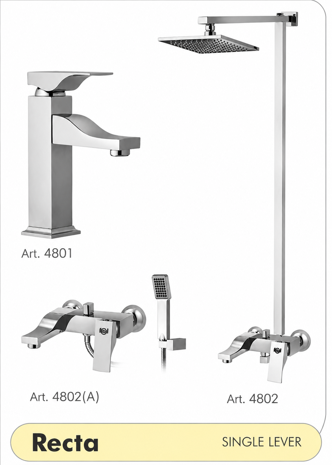 Shower Single Liver (Recta)