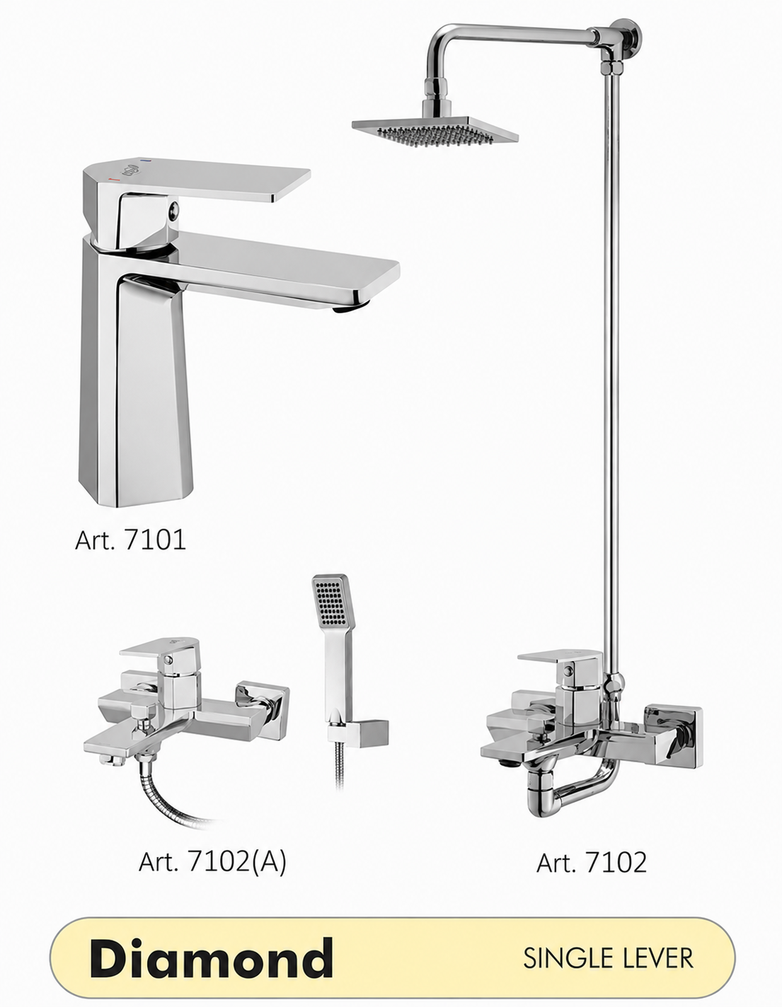 Shower Single Liver (Diamond)