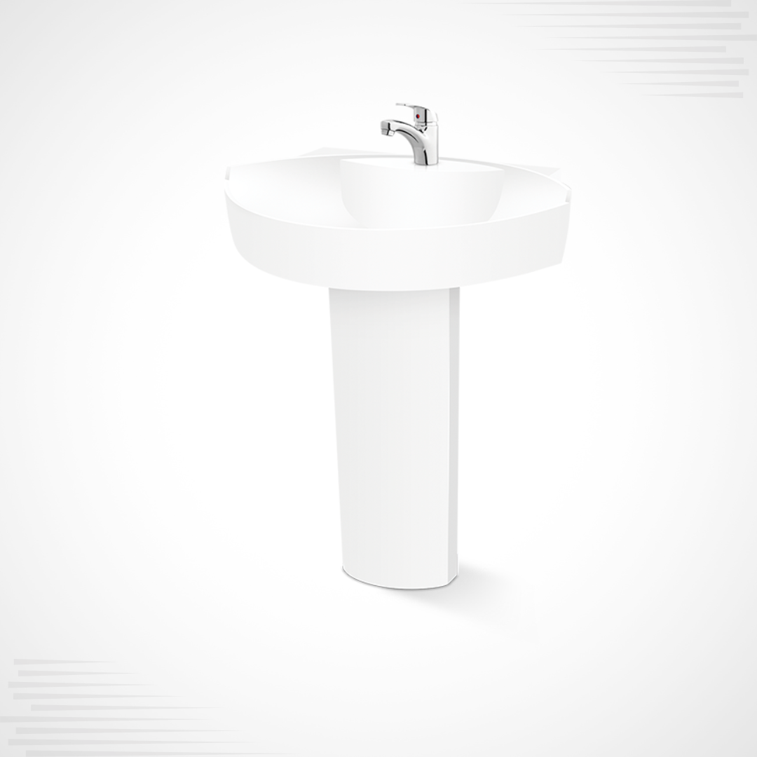 Dell 4 Basin & Pedestal