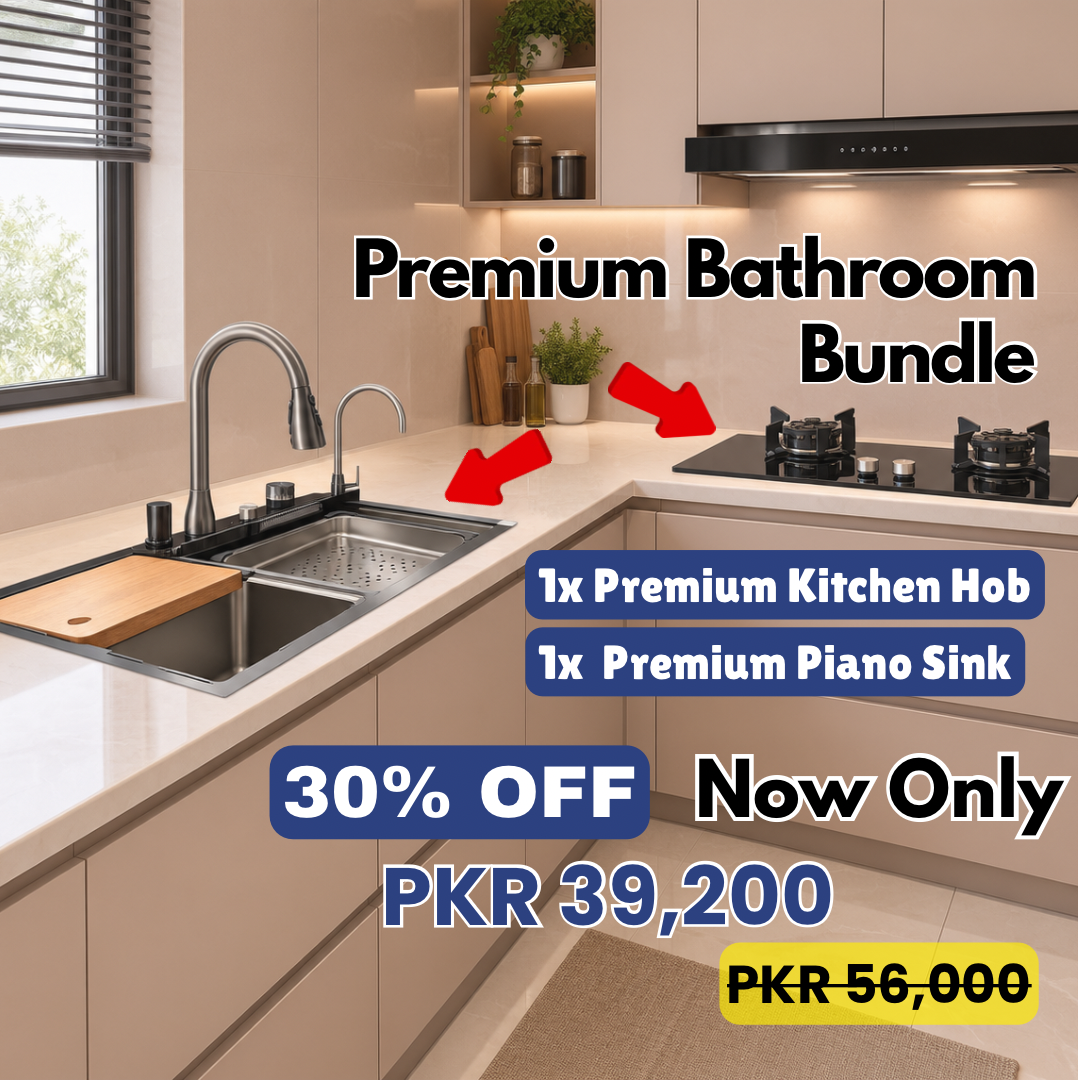 Piano Sink & Mirror Hob | Premium Kitchen Bundle