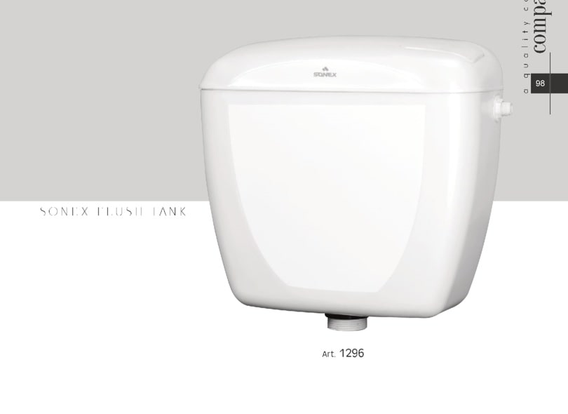 Flush Tank Regular 1296 6L / 14L White Color image