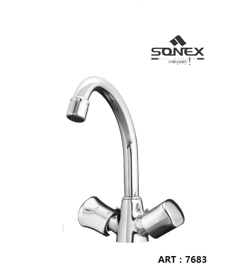 Basinmixer round chrome 7683 image