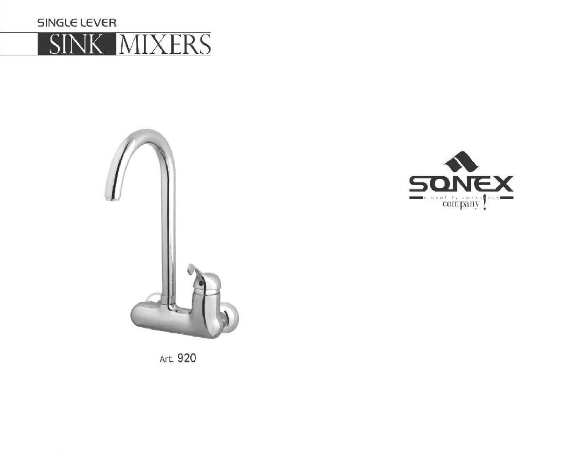 Lever Sink Mixer Liza Long Neck 920 image