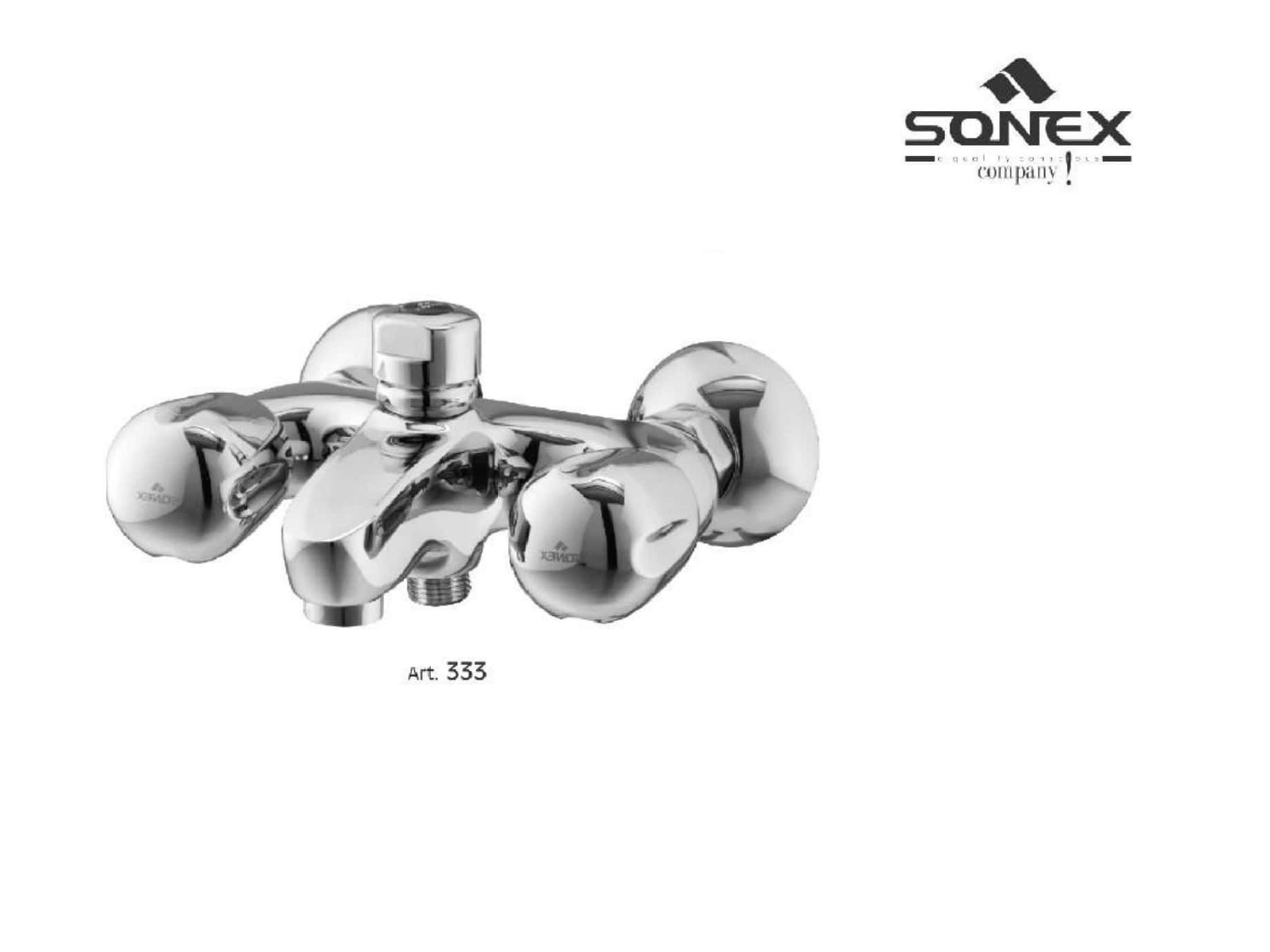 Round Full Abolution Mixer 333 (for hot n cold muslimshower) image