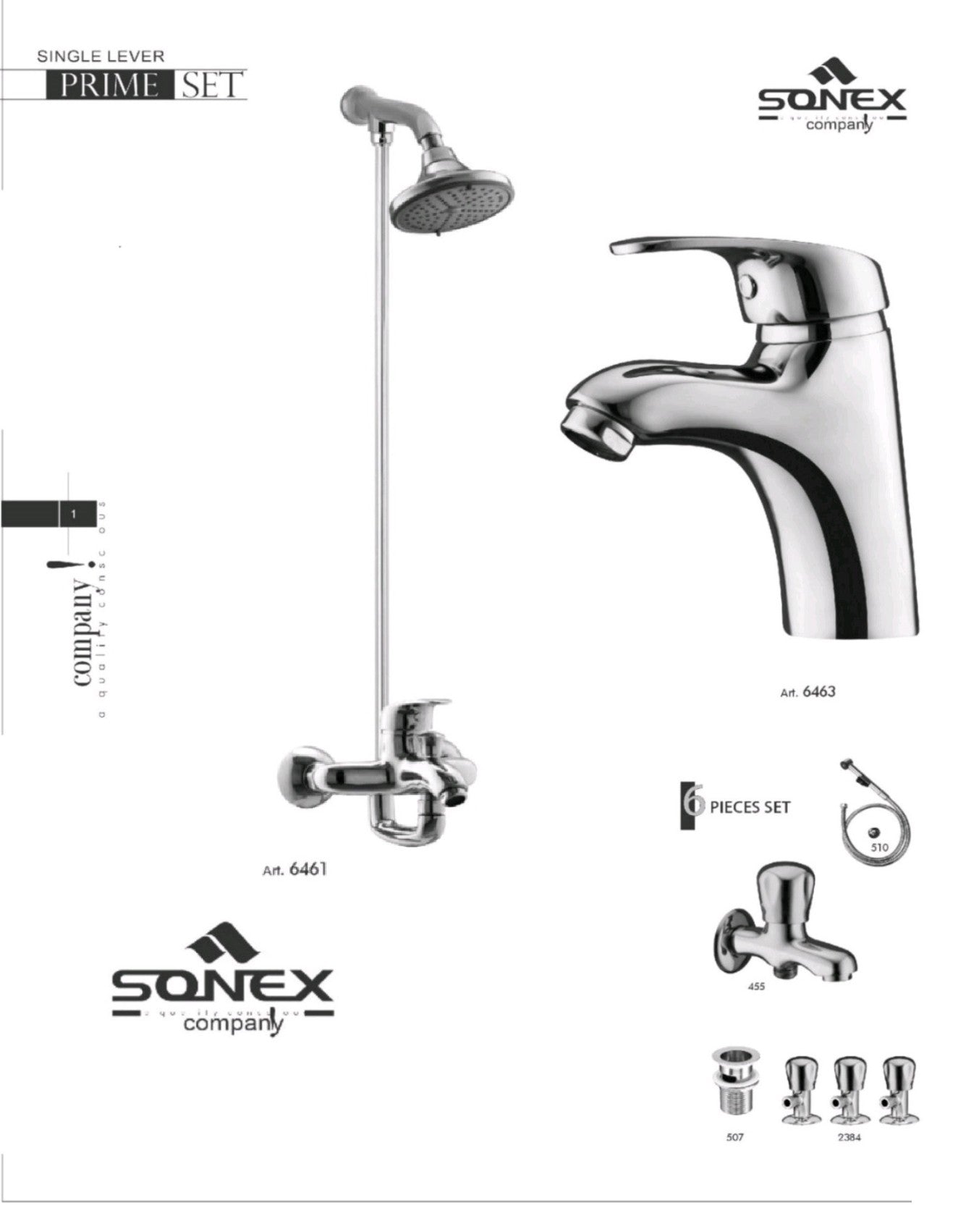 Complete set prime chrome 6461/6463 image