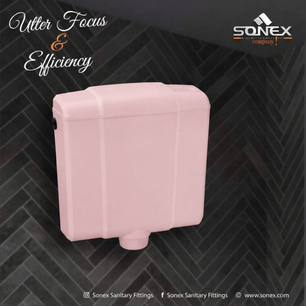 Flush Tank Super 1202 5L / 11L Pink Color image