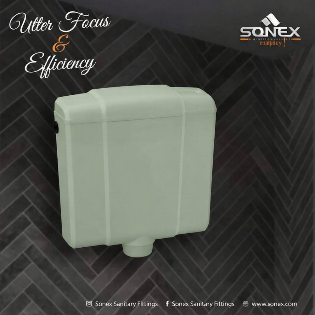 Flush Tank Super 1202 5L / 11L Seige green Color image