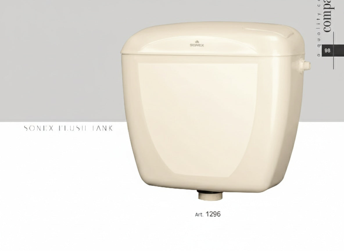 Flush Tank Regular 1296 6L / 14L Ivory Color image