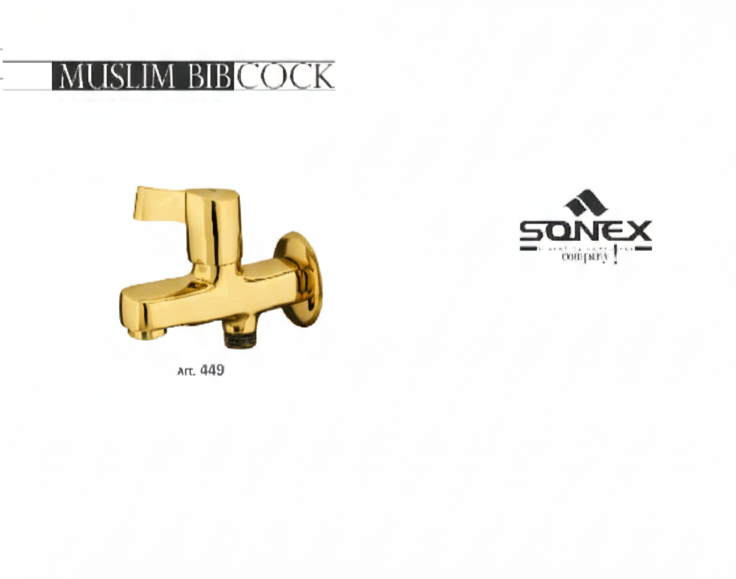 Double Bibcock Lever 449-gold image