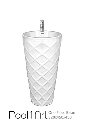 Pool 1 Art (One Piece Basin)