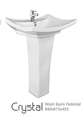 Crystal (Wash Basin Pedestal)