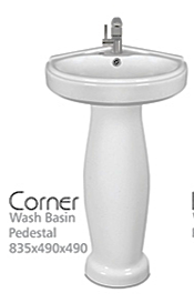 Corner (Wash Basin Pedestal)