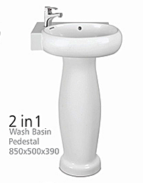 2 in 1 (Wash Basin Pedestal)