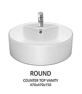 Round (Counter Top Vanity)
