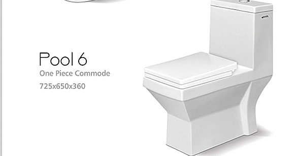 Pool 6 (One Piece Commode)