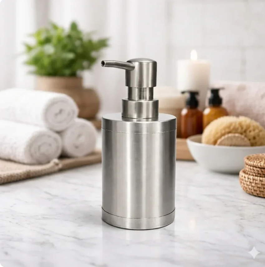 Premium Quality Metal Soap, shampoo and sanitizer dispenser