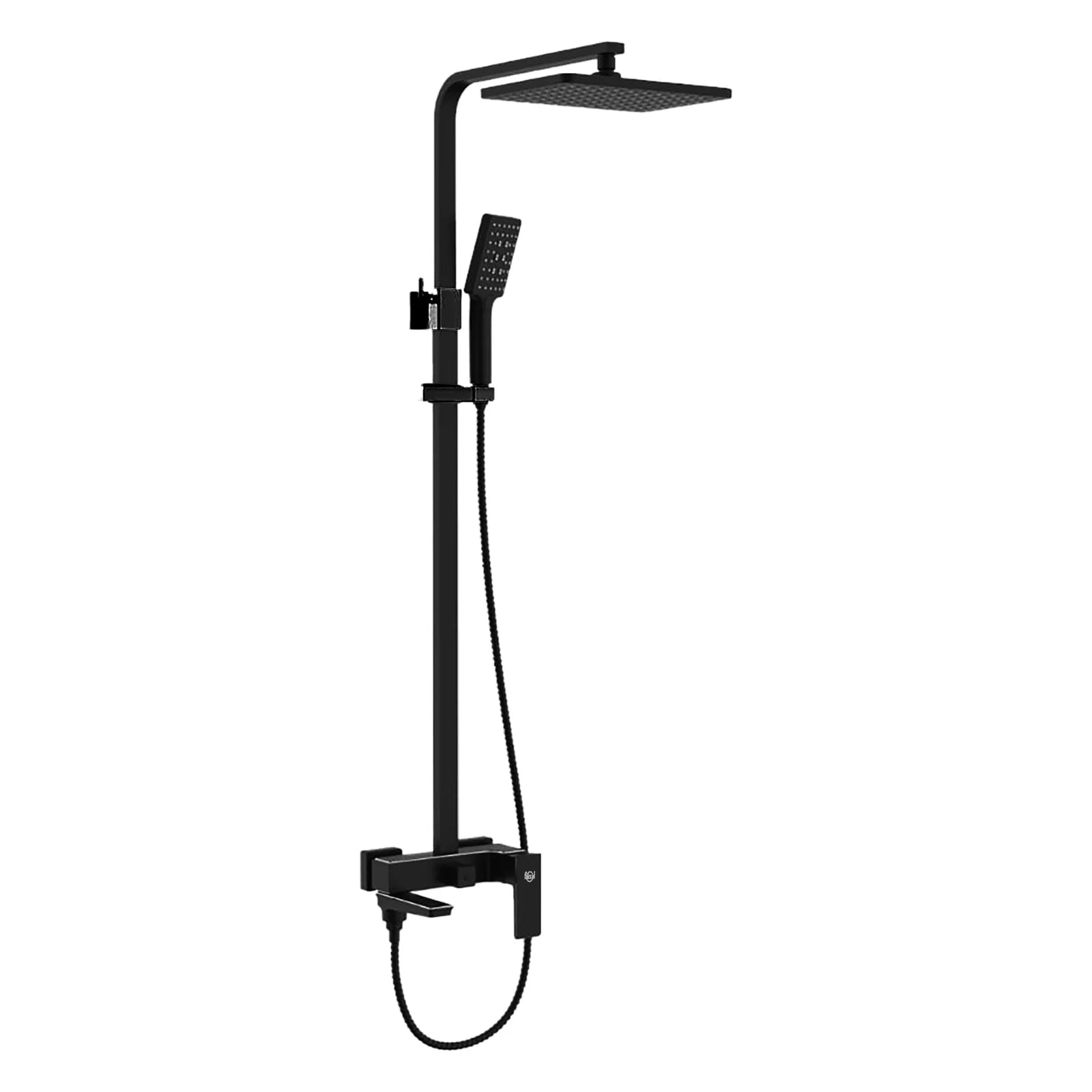 Wall Shower With Hand Shower - Black Gold Line - 9102