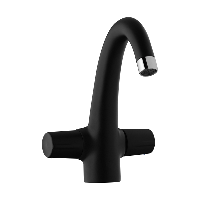 Basin mixer falcon matt black image