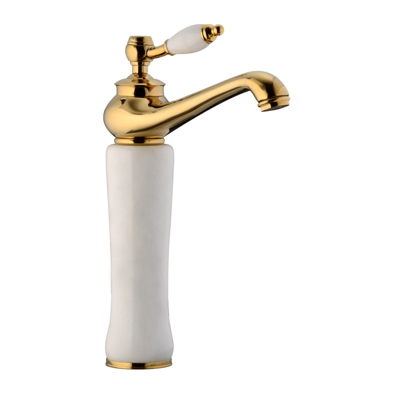 vanity bowl mixer scorpion pvd full gold image